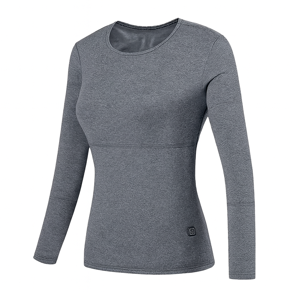 Long sleeve sportowy damski podgrzewany HeatFlow™ z technologią ActiveHeat+